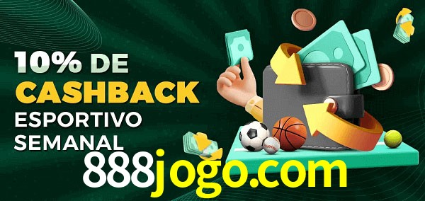 10% de bônus de cashback na 888jogo.com